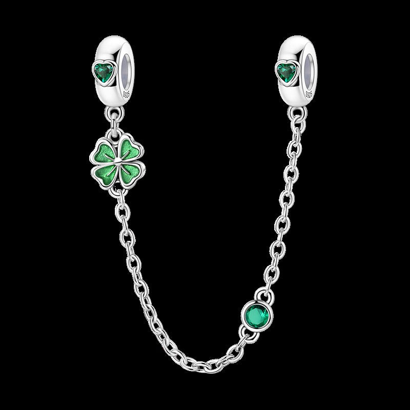 925 Sterling Silver Green Series Flower Tree Apple Pendant DIY Fine Beads Fit Original Charms Bracelet Women Jewelry Diy