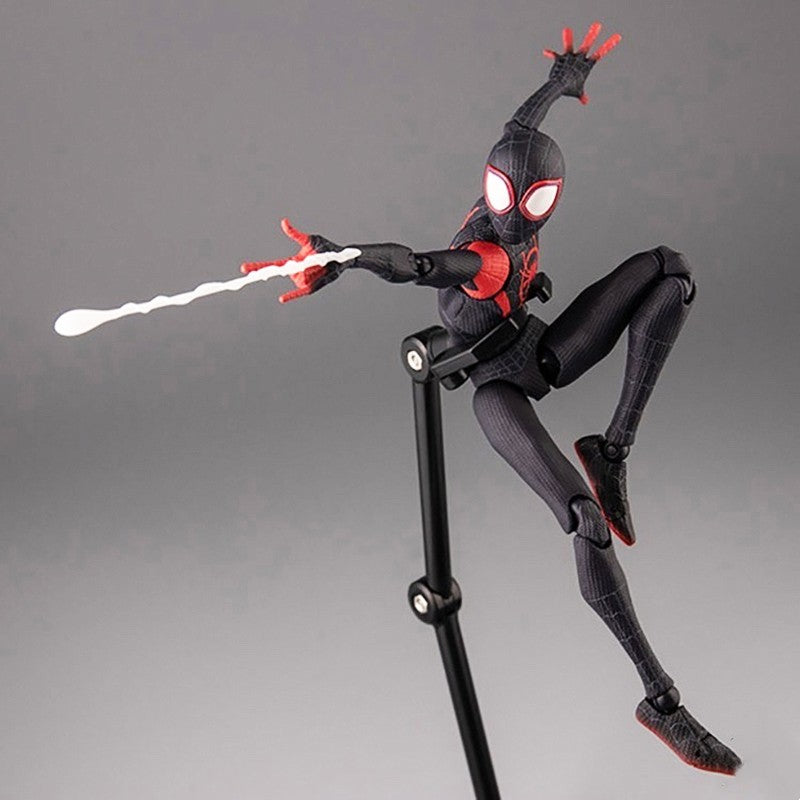 Action Figure Sv Action Homem-Aranha: Através do Aranhaverso Gwen Stacy Miles Morales Peter Parker Modelo Brinquedos