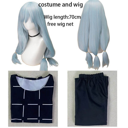 Mahito Cosplay Costumes Wig Top Pants Suit Halloween Costume For Men Carnival Party Mahito Set For Comic Con