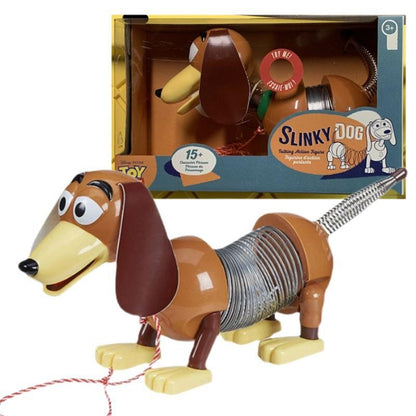 Pixar Toy Story 4 Slinky Dog Boneco Articulado com Som Coleção Brinquedo