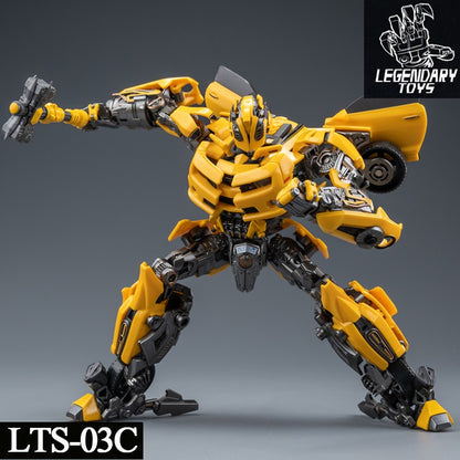 Brinquedo Transformers Hornet Warrior Bumblebee LTS03C 18CM Autobots Boneco de Ação
