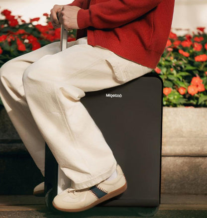 20 Inch Electric Suitcase 40L Large Capacity Boarding Trolley Case With TSA Lock For Men Women Rideable Travel Rolling Luggage