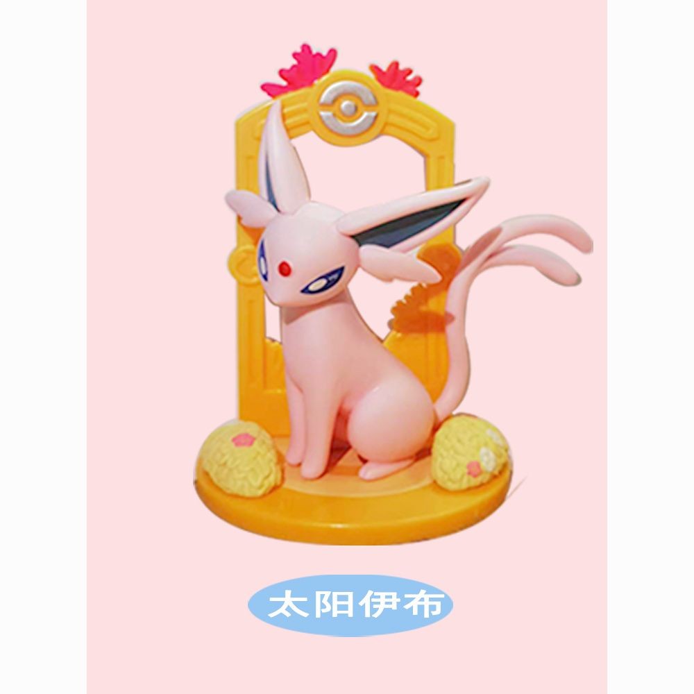 Pokémon Eevee, Vaporeon, Flareon, Espeon, Umbreon, Leafeon, Glaceon, Sylveon, Jolteon - Figura de Ação Surpresa (Blind Box) - Presente Autêntico