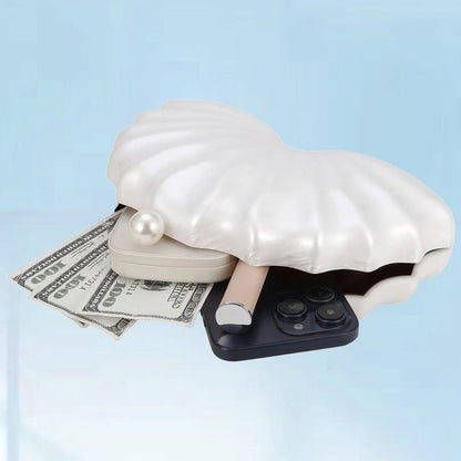 Acrylic champagne shell shape clutch bag Party Prom Stones Handbags Luxury Women Wedding Bridal Clutch Purse Bag