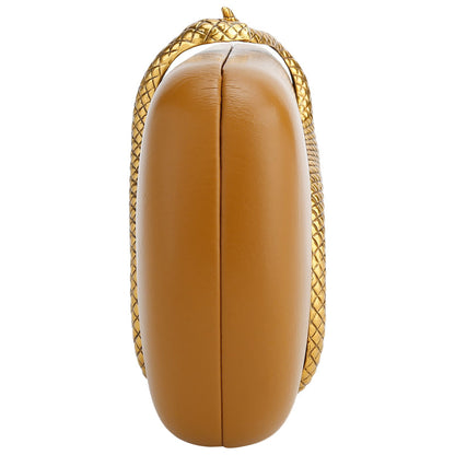 Metal Snake Matching Clutch Bag For Women Highclass Smooth Designer Evening Bags Purses Clutch Party Chain Shoulder Handbags