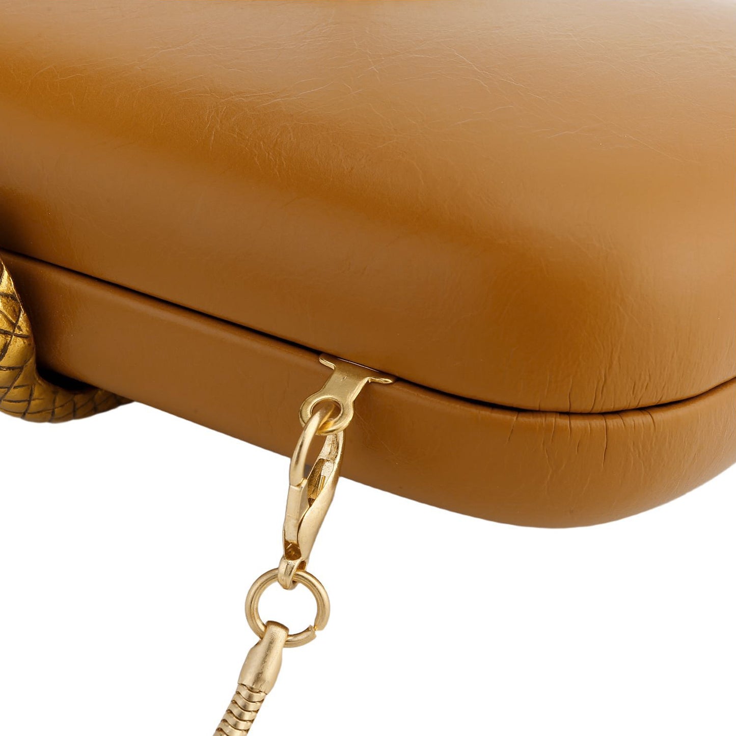 Metal Snake Matching Clutch Bag For Women Highclass Smooth Designer Evening Bags Purses Clutch Party Chain Shoulder Handbags