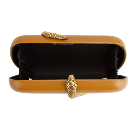 Metal Snake Matching Clutch Bag For Women Highclass Smooth Designer Evening Bags Purses Clutch Party Chain Shoulder Handbags