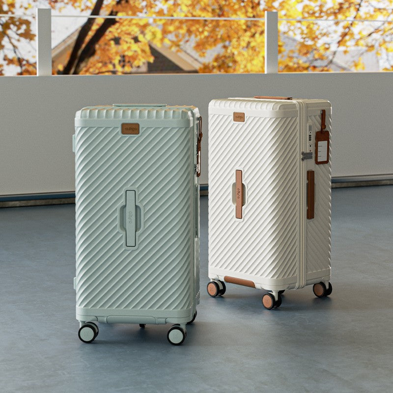 Ofgo Suitcase 20-30 Inches | Cup Holder/Waterproof Pc Suitcase Large Capacity Spinner Suitcase Tsa Travel Trolley Case With Lock