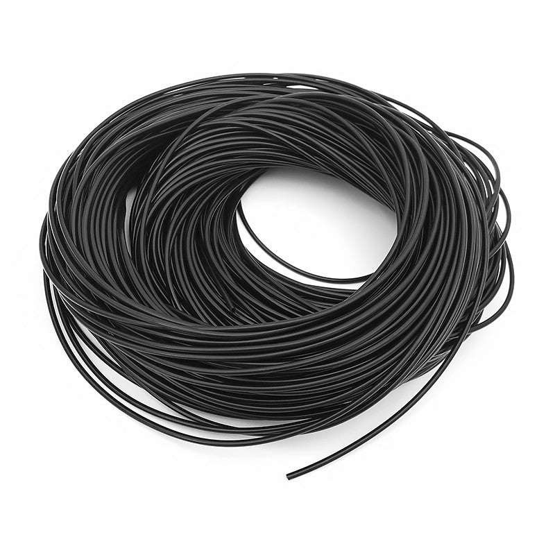 2/5M Mangueira de Borracha de Silicone Preta de Grau Alimentício ID 0.5 0.6 0.7 0.8 0.9 1 1.2 1.3 1.4 2 3 4 5 6 mm Tubo de Silicone Flexível Não Tóxico