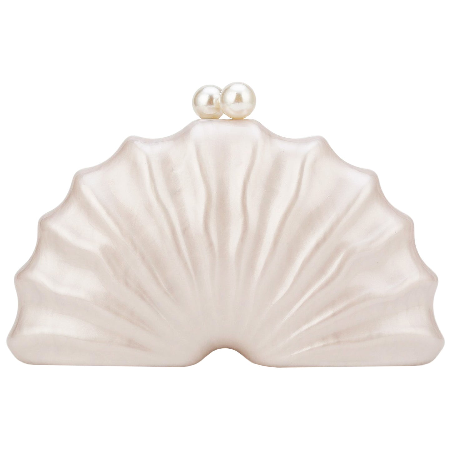 Acrylic champagne shell shape clutch bag Party Prom Stones Handbags Luxury Women Wedding Bridal Clutch Purse Bag