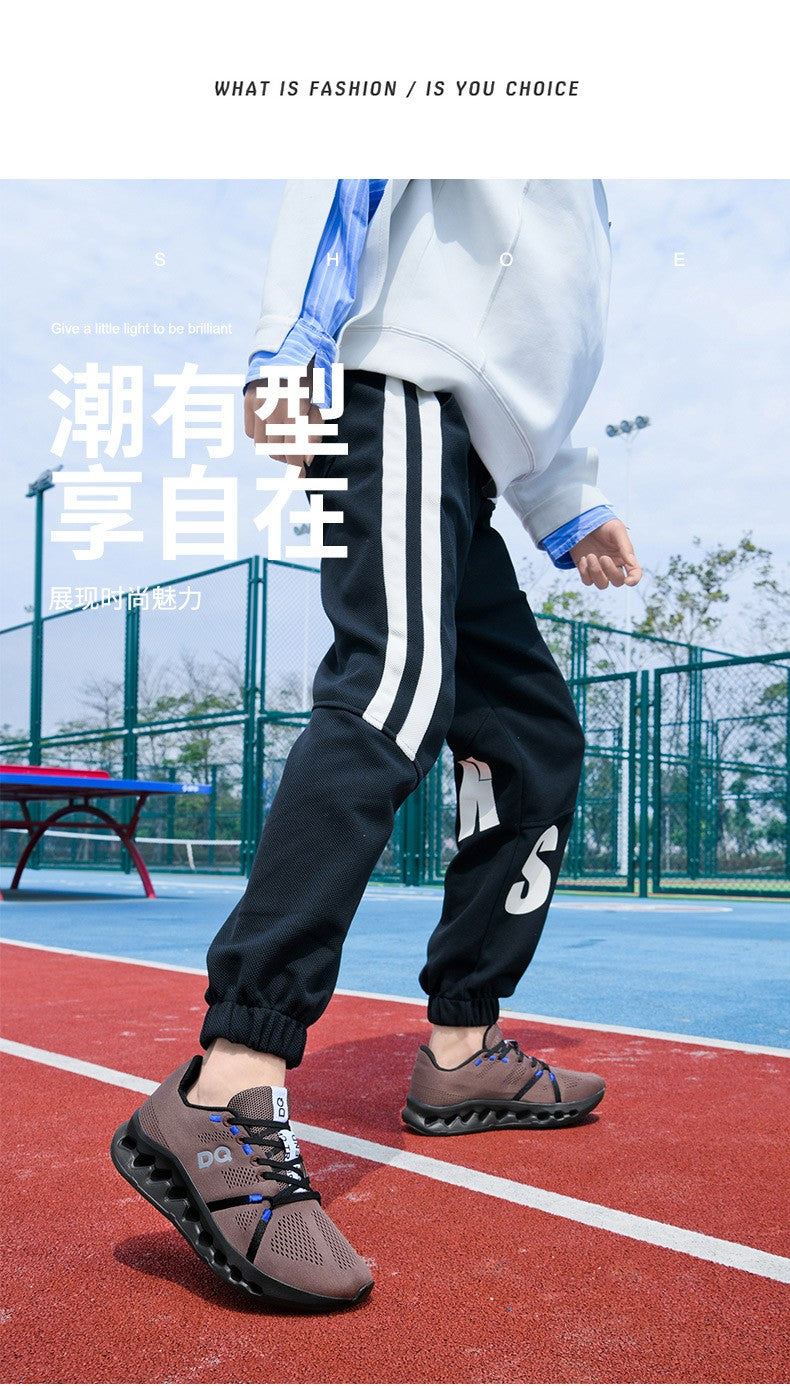 Men Casual Sports Running Shoes Marathon Air Cushion Breathable Lightweight Men Comfortable Athletic Nonskid Sneakers Outdoor