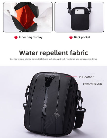 Heroic Knight Casual Men's Shoulder Bag 6.5" Phone Woman's Crossbody Bag Waterproof Men Chest Bag Outdoors Unisex Travel Pack