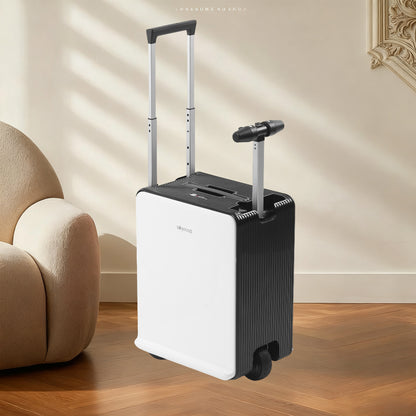 Mala Elétrica 20 Polegadas 40L Grande Capacidade Com Rodas Para Embarque e Trava TSA Para Homens E Mulheres, Bagagem De Viagem Com Rodas E Possibilidade De Andar