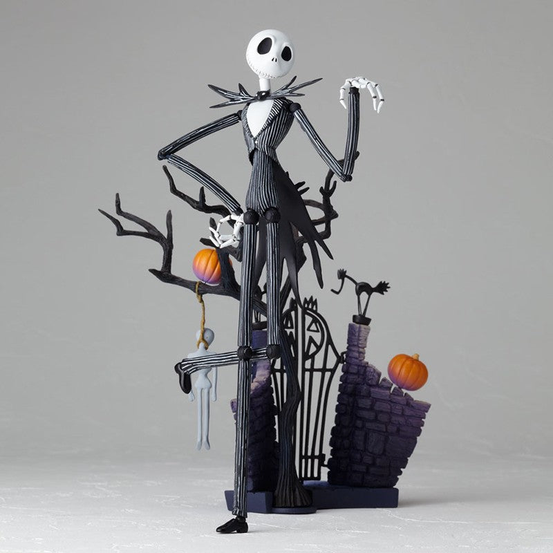 Original Véspera de Natal Jack Skellington Noite Luminosa Action Figures Decoração de Quarto Presente de Natal Presente de Halloween Brinquedos