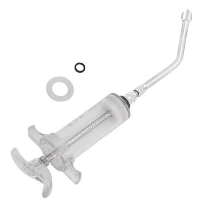 10/20/30/50/100ml Seringa Automática Avícola Com Agulha Injetor Animal Ajustável Vacina Injeção Ferramenta Veterinária Para Aves Gado
