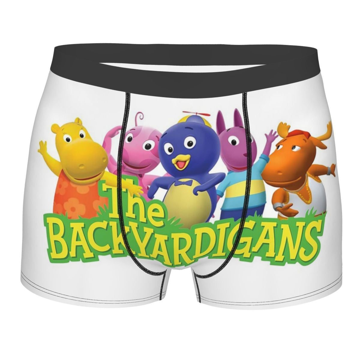 Boxer Underpants Shorts Backyardigans Funny Panties Men's Comfortable Underwear for Homme Man Boyfriend Gift