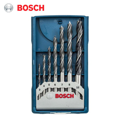 BOSCH 2607017505 Conjunto de 7 Brocas para Madeira Mini-X-Line 3-10mm Acessórios para Ferramentas Elétricas Bosch