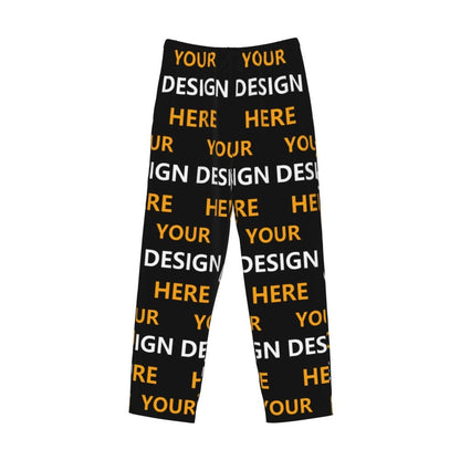 Custom Men Custom Your Design Here Pajama Pants Printed Personalized Sleep Sleepwear Bottoms with Pockets