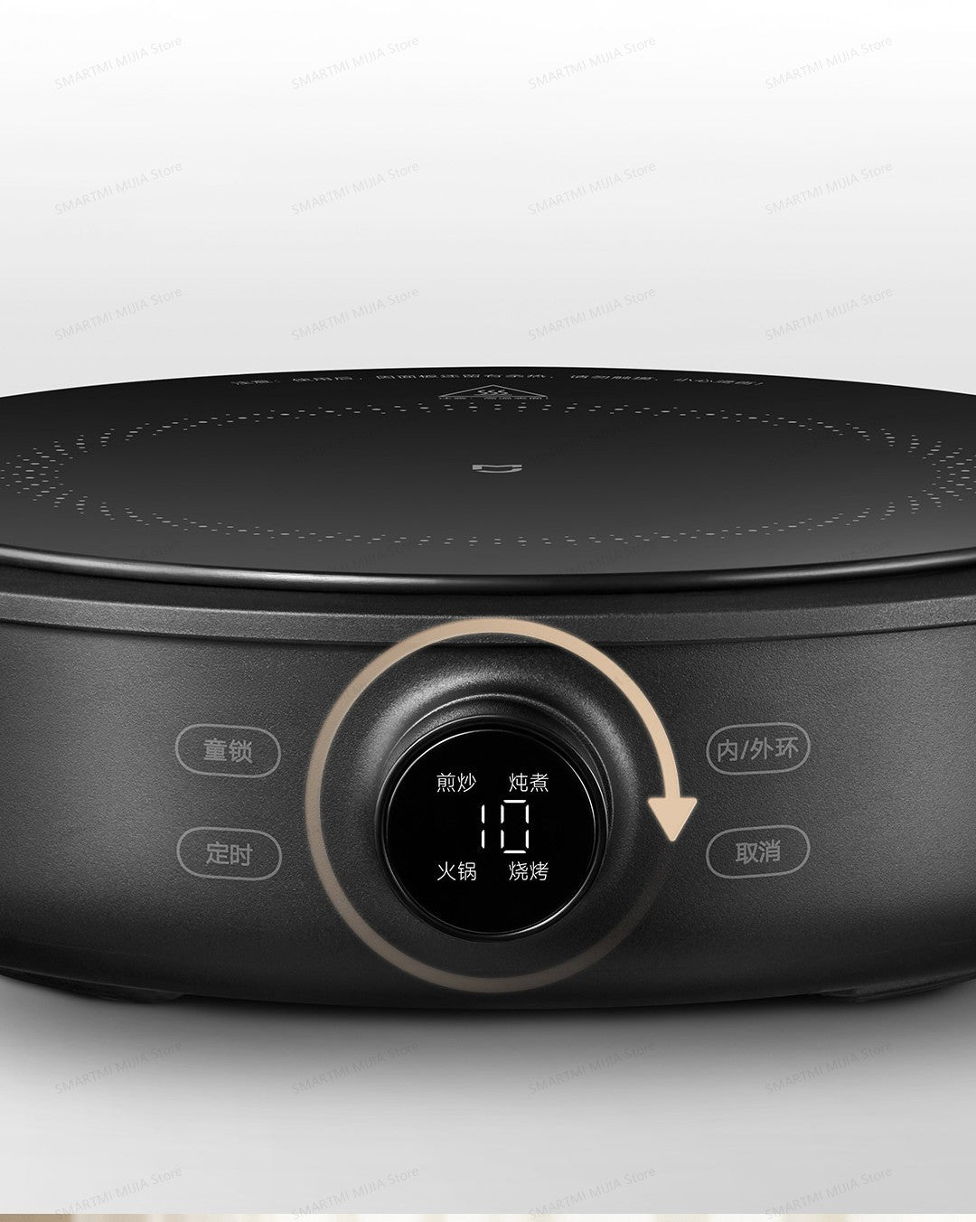 XIAOMI MIJIA Electric Ceramic Cooktop,10?Level Power With Child Safety Lock,Timer,2200W Induction Cooker,CN Version With Adapter