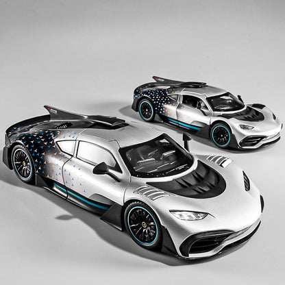 Simulation 1:18 Mercedes Benz AMG ONE Super Car Model Dieacst Toy Vehicle Collectibles Birthday Gifts Man Boy Miniature Voiture