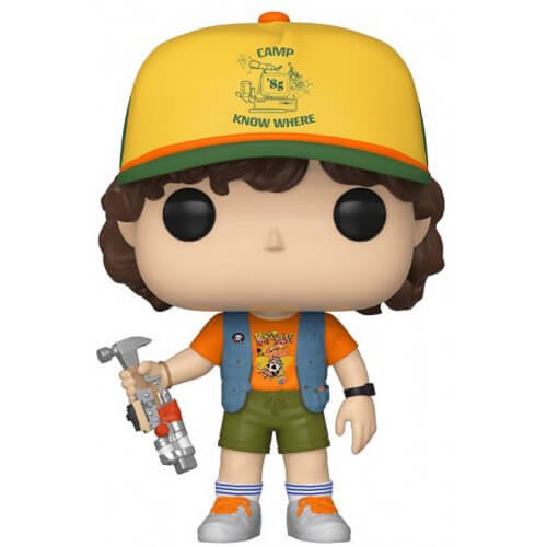 Limitado Venda Stranger Dustin no Camp 804 e (com Camisa de Carne Assada) Exclusivo #828 Boneco de Vinil Brinquedos para Coleção