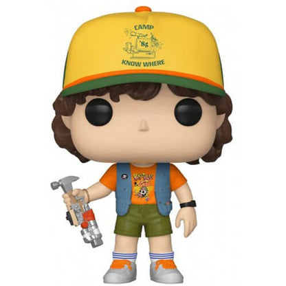 Limitado Venda Stranger Dustin no Camp 804 e (com Camisa de Carne Assada) Exclusivo #828 Boneco de Vinil Brinquedos para Coleção
