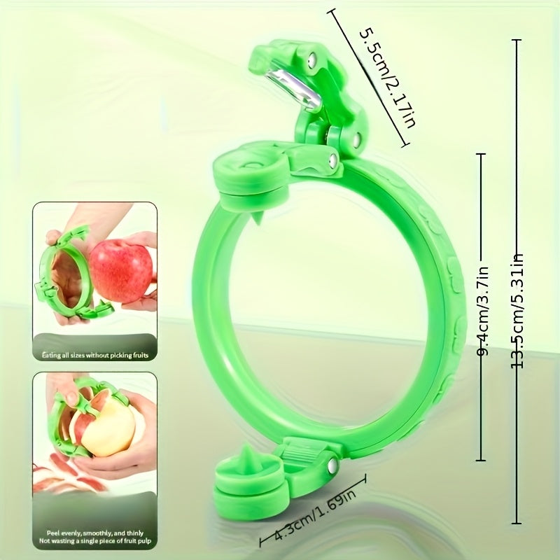 Ferramentas para frutas e vegetais Descascador rotativo manual para maçã e pera Utensílio de cozinha Máquina de descascar em espiral para frutas Ideias de presentes