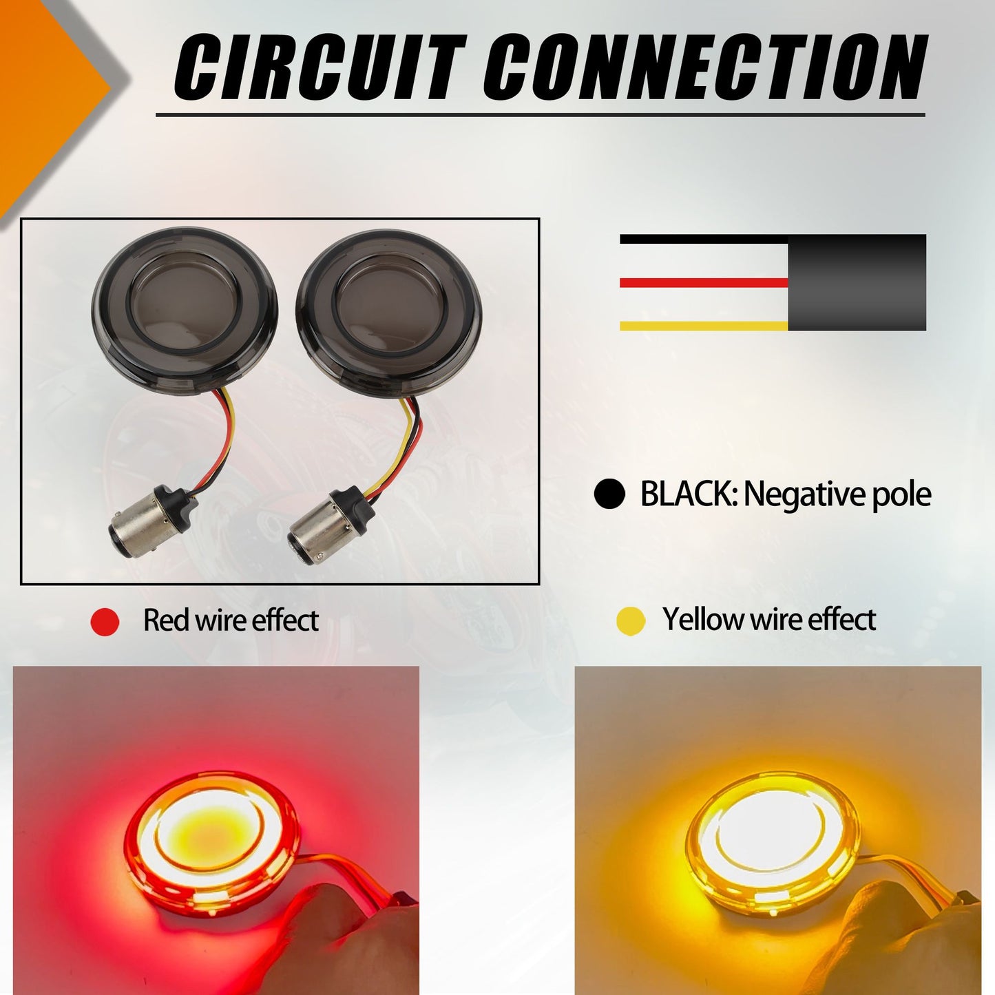Seta de LED para Moto Estilo Bala 1156 1157 Indicador de Freio para Harley Dyna Touring Street Glide Road King Rider FXLRST