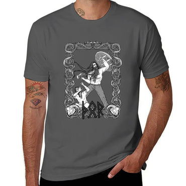 Thor, God of Protection T-Shirt t shirts for man slim fit black cotton t-shirt plain for man package T-Shirt