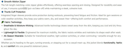 Women's Stand-up Collar Long Sleeve Zipper Jacket for Running Cycling Outdoor Pilates Yoga Fitness Slim Fit Autumn/Winter