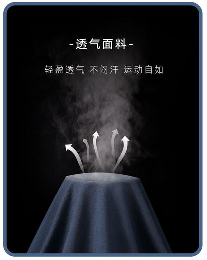 Men's running vest and shorts set with mesh design: breathable, comfortable, quick-drying, a two-piece suit for sports and fitne