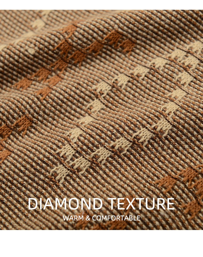 Men's Casual Crewneck Sweaters Cable Knit Thermal Pullover Sweater