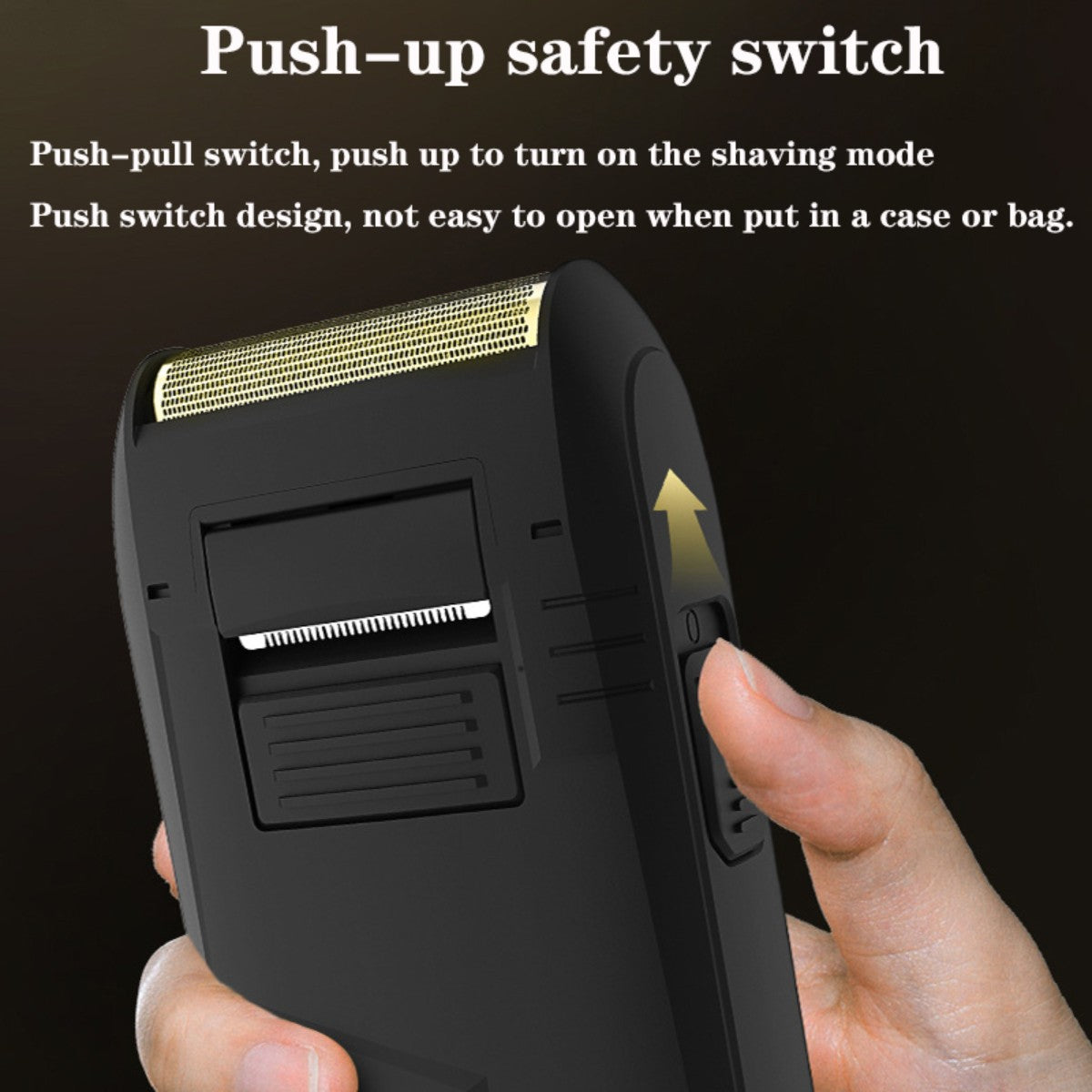 VGR Electric Shaver Professional Beard Trimmer Rechargeable Razors Foil Shaver Reciprocating Mini Shaving Machine for Man V-375