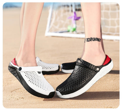 Unisex Fashion Beach Sandals Men Anti Slip Thick Sole Slippers Lightweight Summer Flip Flops Garden Shoes Man Women