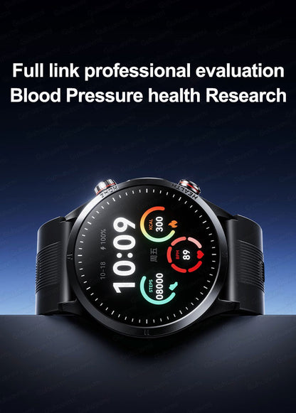 2026 New Health track NFC Air Pump+Air Bag Smartwatch Men Accurate Blood Pressure watches Uric Acid ECG Call Smart Bracelet lady