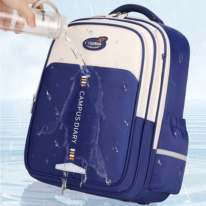 Mochila escolar estilo casual simples coreano para meninas, mochila para crianças do ensino fundamental e médio, bolsa para idades de 6 a 12 anos