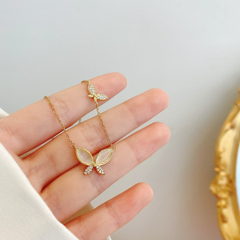 Pulseira Estilo Simples Vendas Coração a Coração Combinando Dupla Pequena Pulseira de Coração Oco Moda 2024 Novo Temperamento