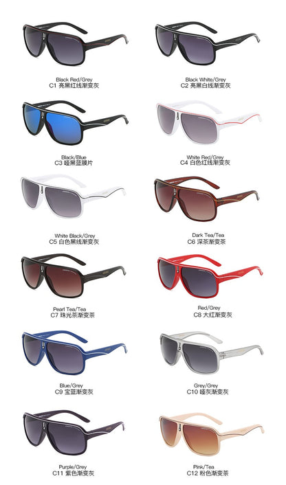 Carrera Unisex Sunglasses Men Brand Design Square Sunglasses for Men UV400 Mirror Driving Goggle Shades Male Oculos