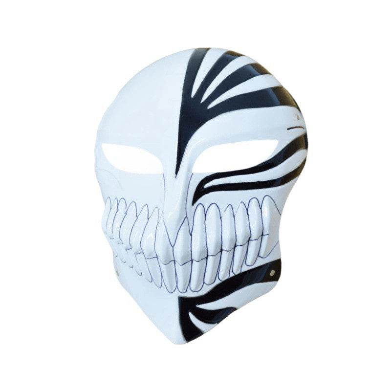 Anime Bleach Kurosaki Ichigo Mask Cosplay Hollow Masks Halloween Party Costume Horror COS Dress Up Mask PVC Plastic Material