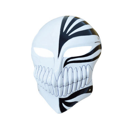 Anime Bleach Kurosaki Ichigo Mask Cosplay Hollow Masks Halloween Party Costume Horror COS Dress Up Mask PVC Plastic Material
