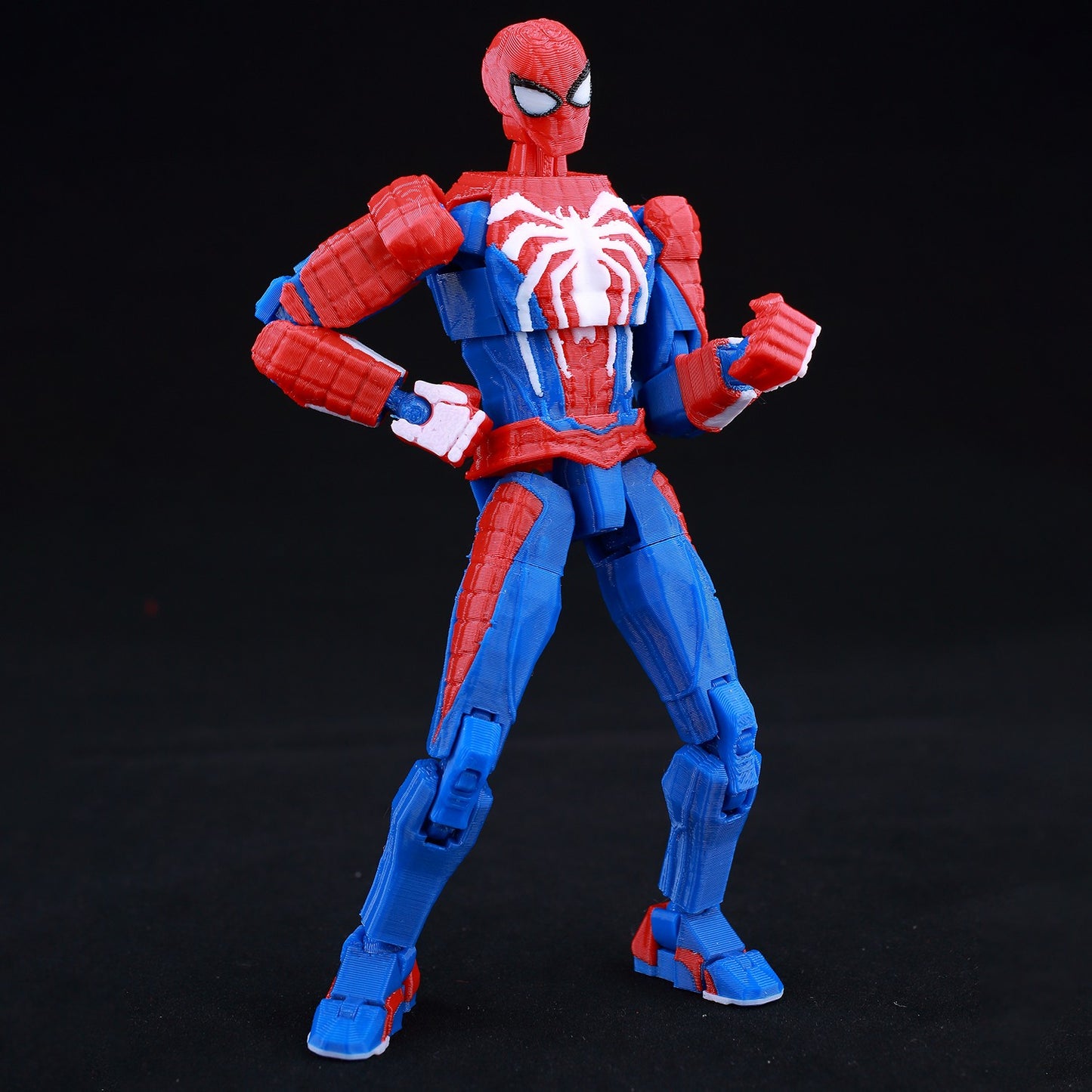 Boneco de Ação Multiarticulado 3D Impresso Dummy13 Homem-Aranha 9L3D Colecionável Marvel com Braços Articulados Boneco para Animação Stop Motion