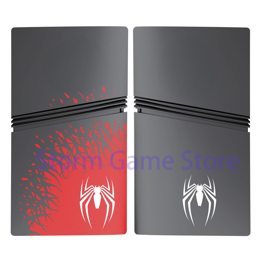 For P5 Pro/Slim Limited Edition Spider Faceplate Cover Compatible with P 5 PRO/Slim Disc Version Console Cover Accessories