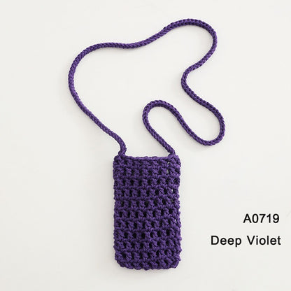 Handmade Crossbody Phone Purse - Openwork Shell Design Tote, Handmade Crossbody Phone Purse,Crochet Beach Bag