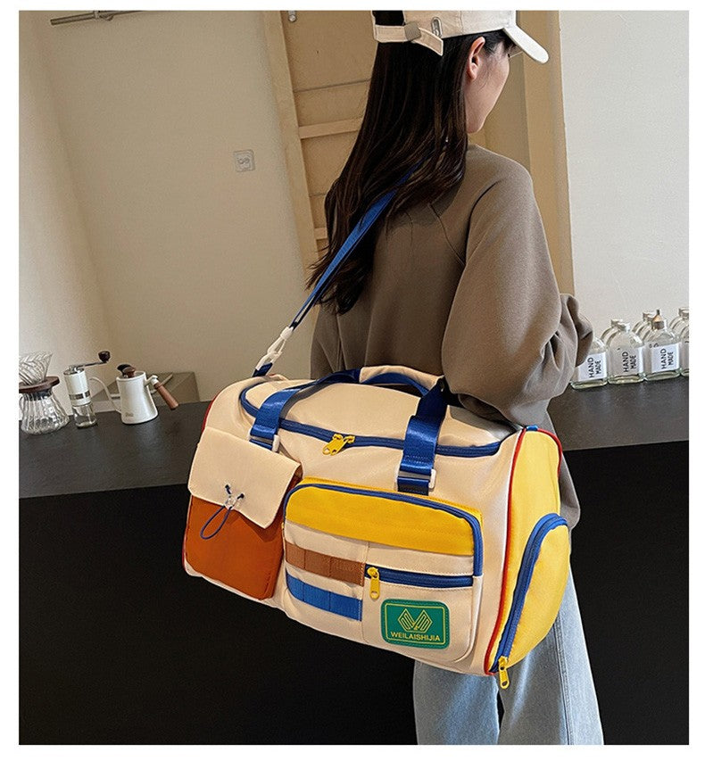 Women Travel Bag Crossbody Shoulder Bags Large Capacity Luggage Storage Duffel Trip Pack Fitness Gym Training Bags Sport Handbag