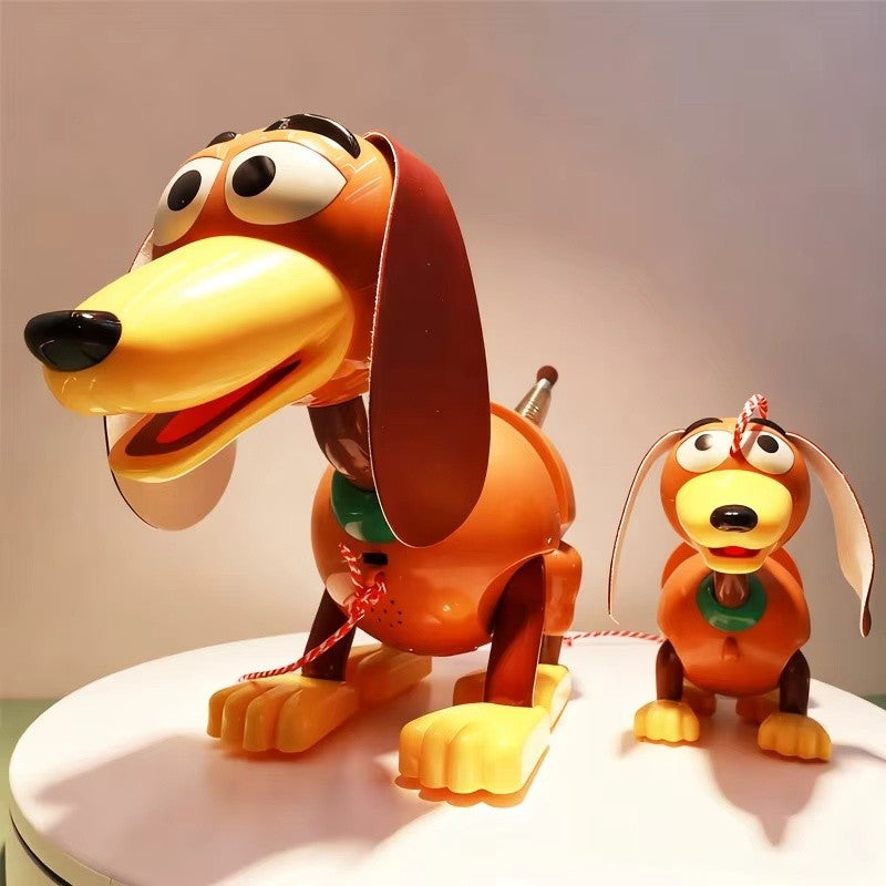 Toy Story Slinky Dog Voice Sound Action Figure 20cm/28cm Dachshund Model Anime Toy Gift for Children Creative Birthday Present