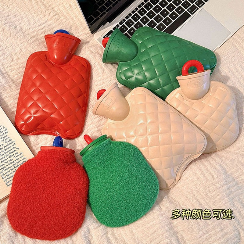 300/650ML Plush  Hot Water Bag  Winter Removable  Hot Water Bottle  Winter Hand Foot Warmer