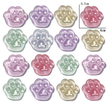 10/30/50Pcs Kawaii Cat Paws Sticky New And Unique Stress Relieving Toys Kids Birthday Party Favors Pinata Filler Cat Paws Sticky