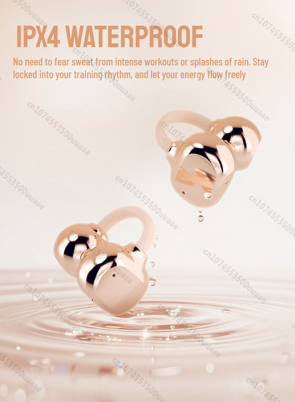 Zombiescat B15 OWS Ear Clip Headphone 360° Immersive Stereo Bluetooth 5.4 Wireless Earphones ENC Clear Call TWS Wireless Earbuds