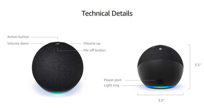 Mais Vendido Original Echo Pop Música e Controles de Casa Inteligentes com Alexa Todas as Cores