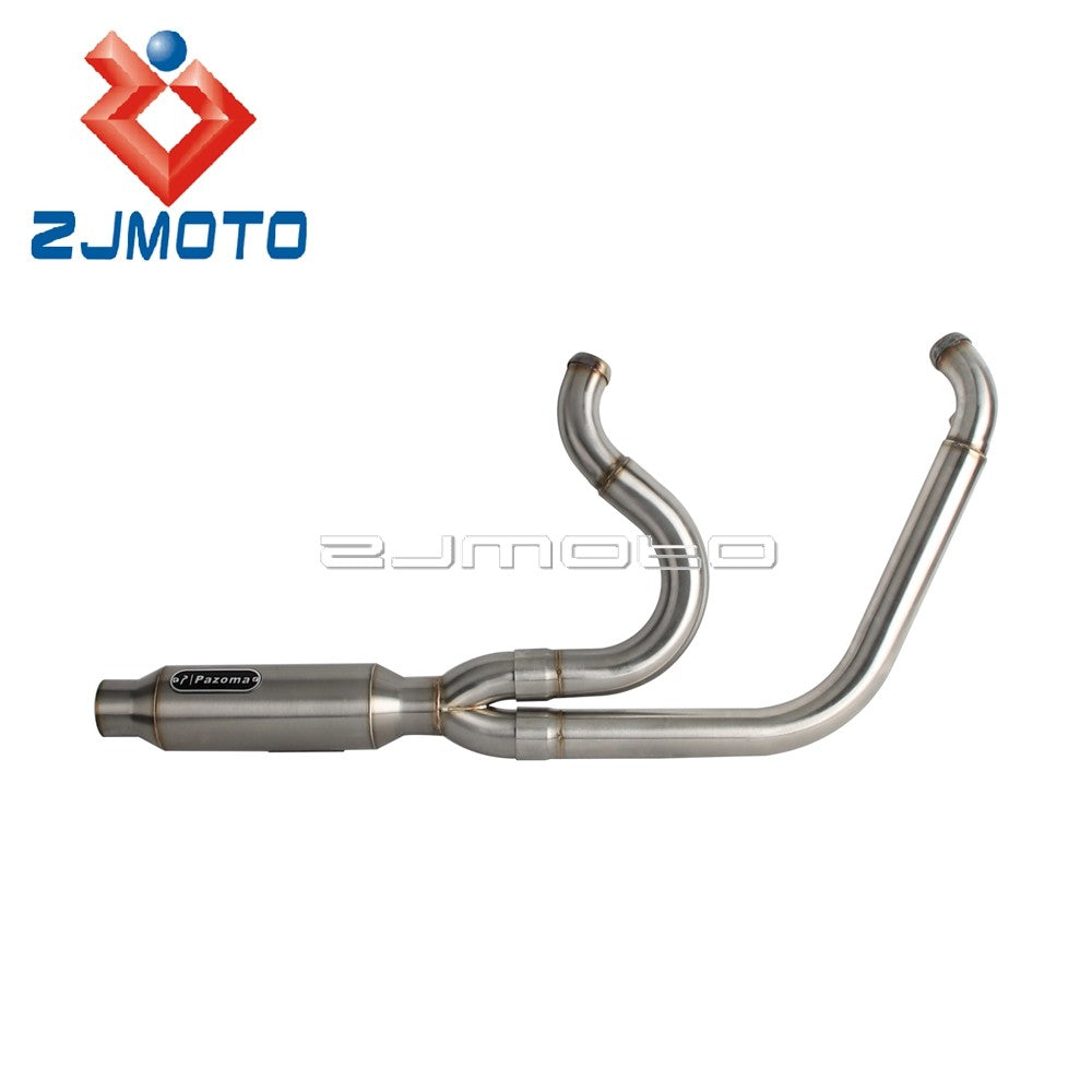 For Harley M8 Touring Electra Glide Road King Street Glide Road Glide 2017-2025 Motorcycle Complete Exhaust Muffler Escape Pipe